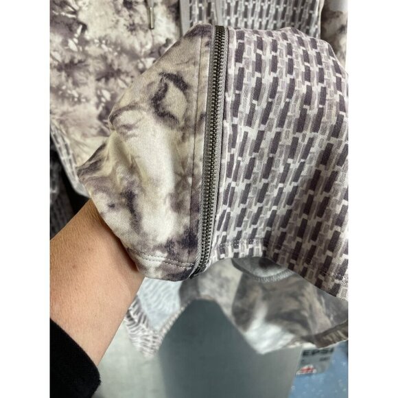 LOGO Lounge Womens Hooded Jacket 1X‎ Tie-Dye Style With Zipper Closure - Picture 8 of 16